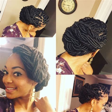 Beautiful Loc Updo | Goddess Loc Style | Locs hairstyles, Natural hair ...