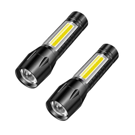 Buy LAZYwindow Metal Mini Pocket Torch Light with Zoom in & Zoom Out ...