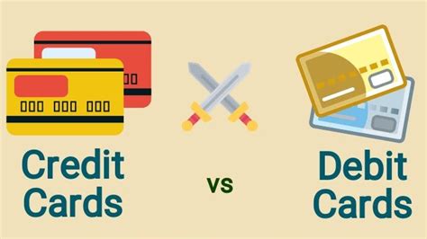 Image result for Debit vs Credit Card Simple