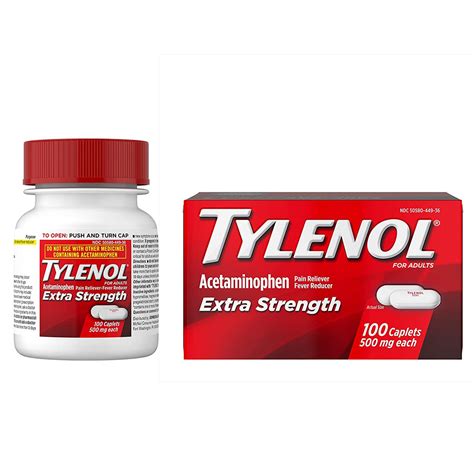 J & J Healthcare Systems 3-00450-44909 - Pain Relief Tylenol® 500 mg ...