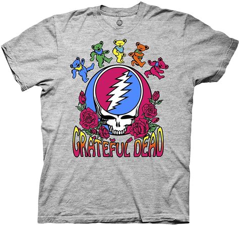 Mens Grateful Dead Rock Shirt - Grateful Dead Steal Your Face Skull ...