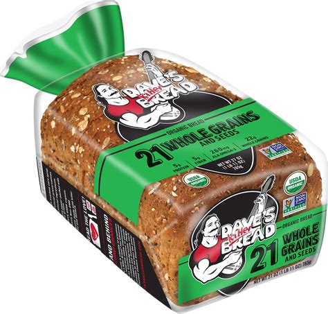 Amazon.com: Dave's Killer Bread Good Seed Organic Bread, 27 oz Loaf ...
