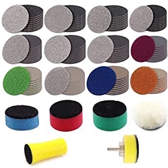 1-inch Sanding Discs Pad, Polishing Abrasive Tool 60 to 10000 Grits ...