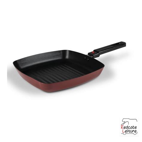 Kampa Square Frying Pan in Ember Red | Redcote Leisure