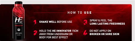 Buy HE Innovator Deodorant for Men, 150 milliliters Online at Low ...