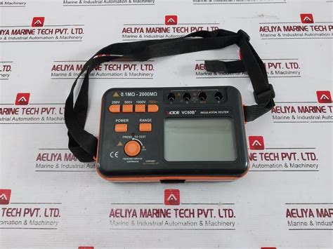 Victor Vc60B+ Digital Insulation Resistance Tester Ac750V Dc 9V 72454 ...