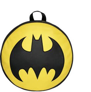 Fangsu Batman Round Bag Waterproof Backpack 15 L Backpack Yellow ...