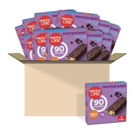 Protein One 90 Calorie Chocolate Chip Protein Bars 4.8 oz - Keto ...