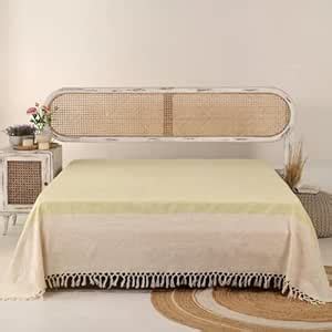 Buy Peepul Tree Handmade Cotton Bed Cover | All-Season Queen Size ...