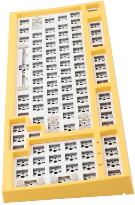 Lyla NT980 Hot Swap Mechanical Keyboard Kit RGB Light Yellow Wired USB ...