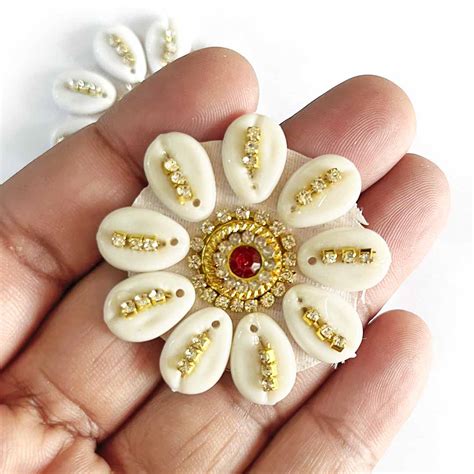 White Color Kaudi Bootie Pack Of 10 for Laddu Gopal cloth decoration ...