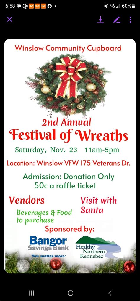 Winslow Community Cupboard FESTIVAL OF WREATHS and CRAFT FAIR, Winslow ...