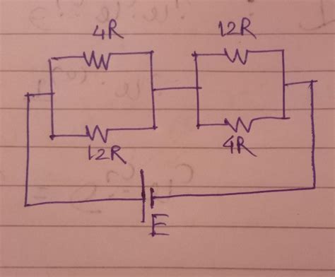 For the circuit shown, steady state current supplied by battery will be ...