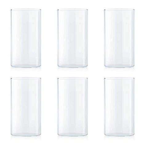 Buy TAGROCK Combo Set of Classic Mug Set, 295ml, Set of 6 + Large Glass ...