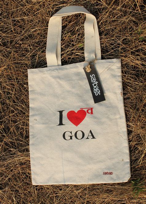 Get "I Love Goa" Cotton Canvas Tote at ₹ 357 | LBB Shop