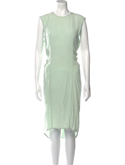 Alexander Wang Belted Sheath Dress - Green Dresses, Clothing - ALX36194 ...