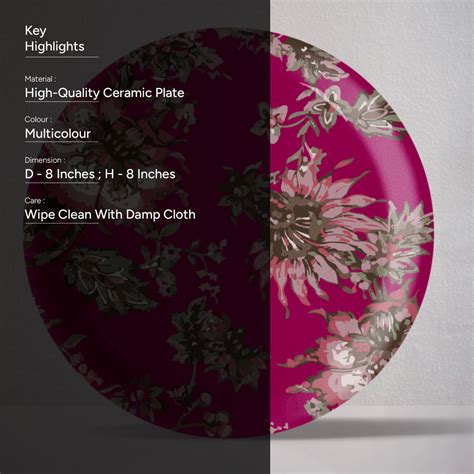 Ethnic Hot Pink Wall Plate – Nestroots