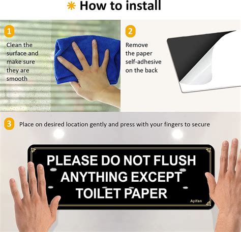 Ayifan 4-Pack Do Not Flush Paper Towels or Feminine India | Ubuy