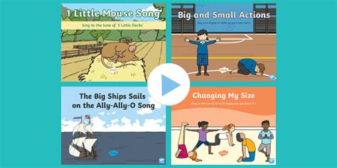 Big and Little Songs and Rhymes PowerPoints Pack