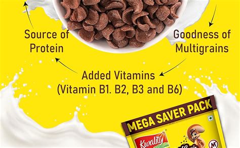 Kwality Choco Flakes 1Kg | Crispy, Wholesome Cereal Made with Whole ...