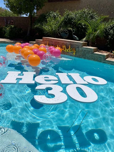 Pin by Kristine Newton Wanzeck on Matt’s 50th | Pool birthday party ...