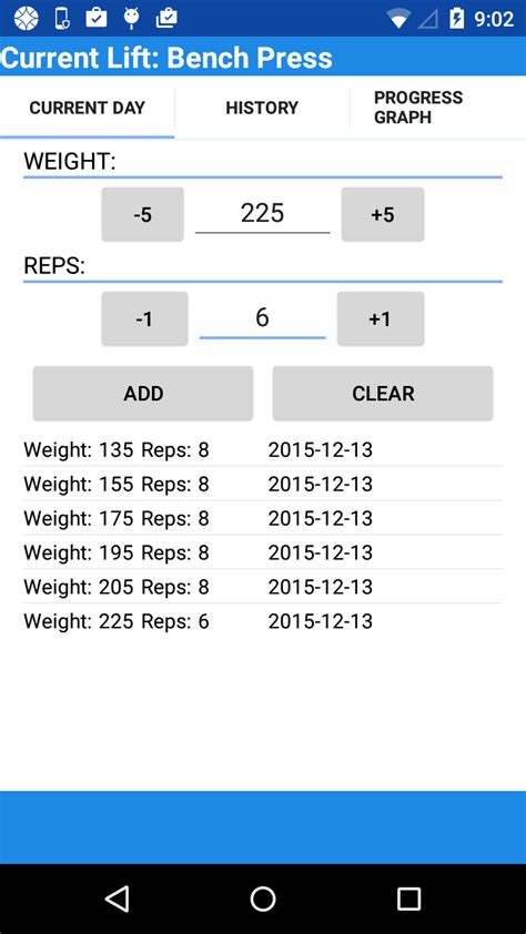 Lifting Log - App on Amazon Appstore