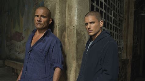 Prison Break HD Wallpaper Featuring Lincoln Burrows and Michael Scofield