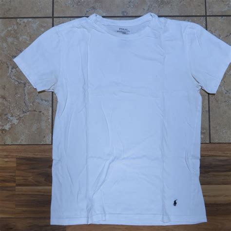 POLO Ralph Lauren Plain White T-Shirt. This... - Depop