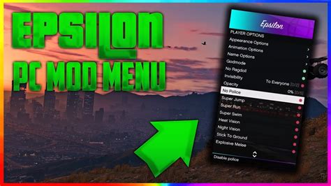 GTA 5 Mod Menu PC Epsilon How to Open Menu 的图像结果