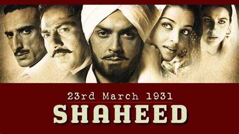 23rd March 1931 Shaheed - Hindi 2002 Full Movie Online - Watch HD ...
