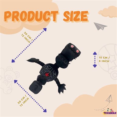 BLACK SQUARE BOXY PLUSH – TechMax