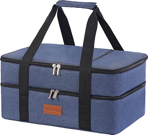 Amazon.com: QEES Insulated Casserole Carrier, Portable Food Container ...