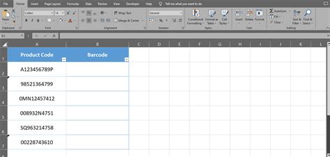 Image result for Creating Barcodes in Excel
