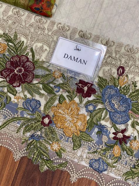 Baroque White Floral Lawn Replica - Master Replica Pakistan