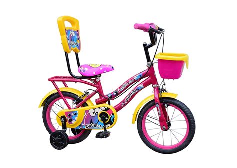 Buy Tata Stryder Bubble 14T Eva Kids Bicycle For 3-5 years (Pink/Yellow ...