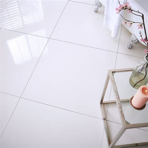 Pin by Dee Adams on House and home | Tile floor, Flooring, White tile floor