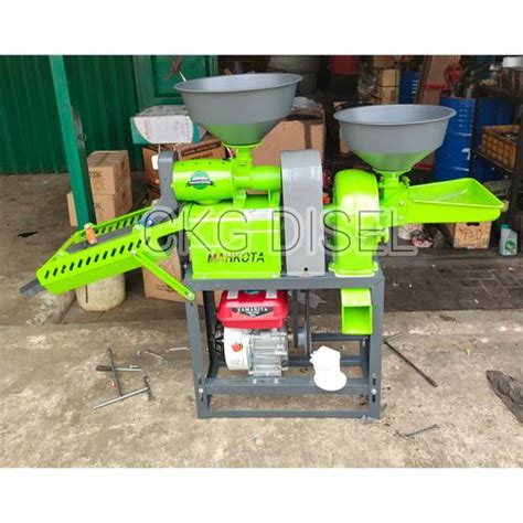 Jual Mesin Giling Padi Dan Penepung KD 580 WG Mahkota + Engine 8 HP ...