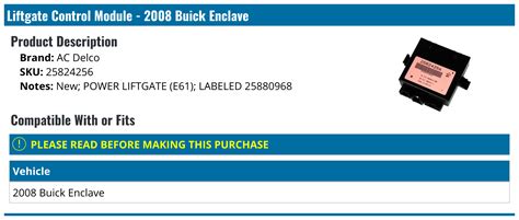 Image result for 2008 Enclave Body Control Module Location
