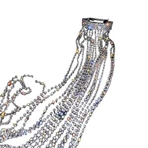 Buy Gmall Creations 1 Set Of Hair Clips For Women With Diamond Necklace ...