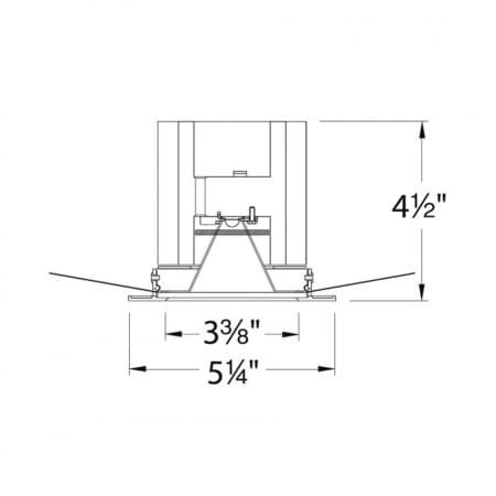 WAC Lighting HR3LD-ET118PF827BN Tesla PRO 3.5" LED High Output Trim ...