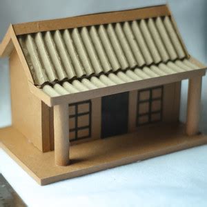 Jual PM- PRAKARYA/KERAJINAN DARI BARANG BEKAS KARDUS RUMAH DARI KARDUS ...