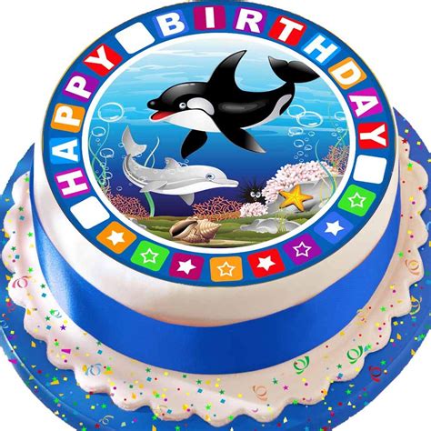 Precut Edible Icing Large Cake Topper 7 5 Inch Round | Desertcart INDIA