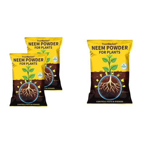 Trust Basket Neem Cake Powder Organic Fertilizer and Pest Repellent for ...