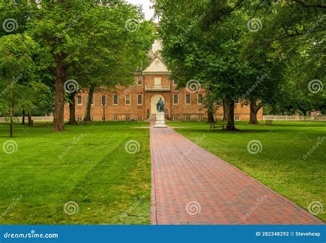 Wren Hall at William and Mary College in Williamsburg Virginia ...