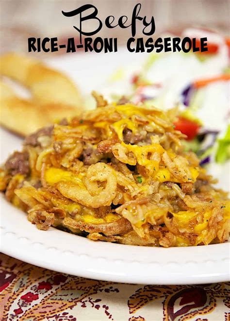 Beefy Rice-A-Roni Casserole - Plain Chicken