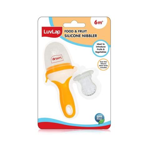 LuvLap Food And Fruit Silicone Nibbler - Delight
