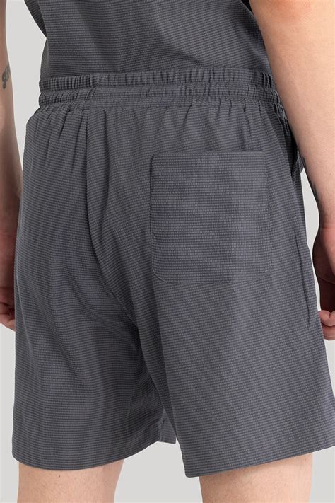 Buy Men's Daphne Charcoal Grey Plain Shorts Online | Snitch – SNITCH