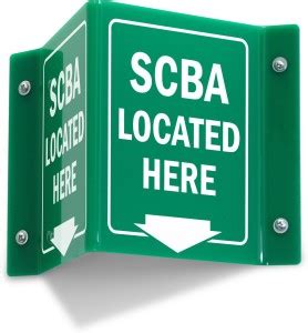 SRG INFOTECH SCBA Located Here Emergency Sign Price in India - Buy SRG ...