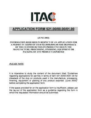 Image result for ITAC Form