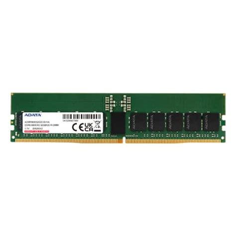 ADATA DDR5 R-DIMM 16GB 5600MHz CL46 ECC RAM for Workstation & NAS ...